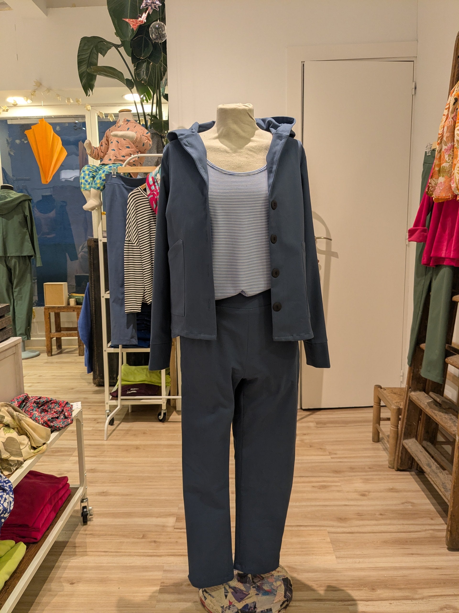 Pantalón Filipina Azul