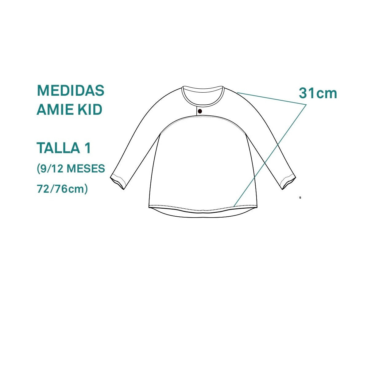 JERSEY AMIE KID PLUJA GRIS