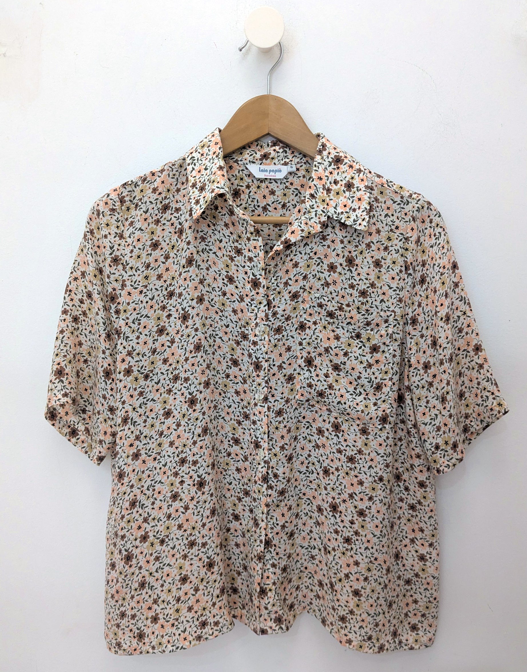 Camisa Barcelona Manga Corta