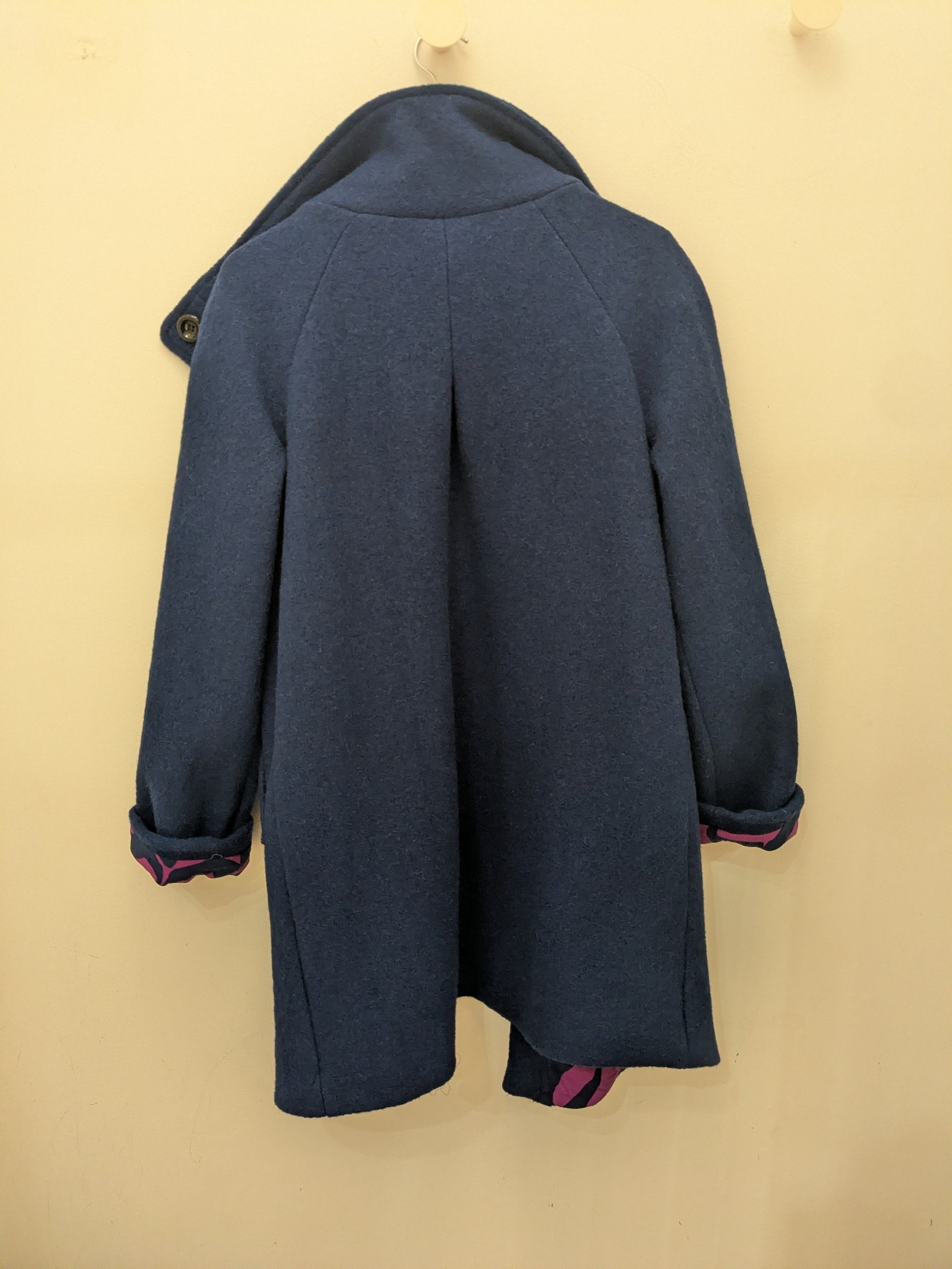 ABRIGO LANA AZUL