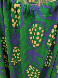 Top Piña Verde y Azul