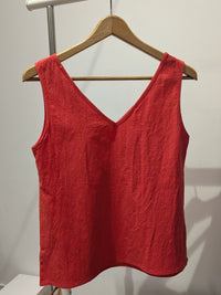 TOP MARIA NARANJA AMAPOLA