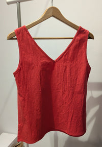 TOP MARIA NARANJA AMAPOLA