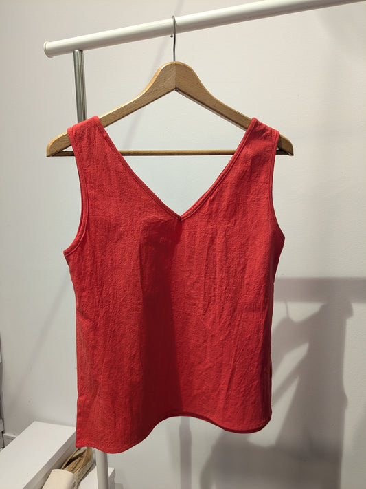 TOP MARIA NARANJA AMAPOLA