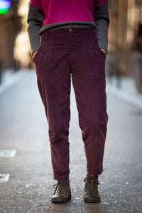 PANTALON MISTRAL PANA BURDEOS