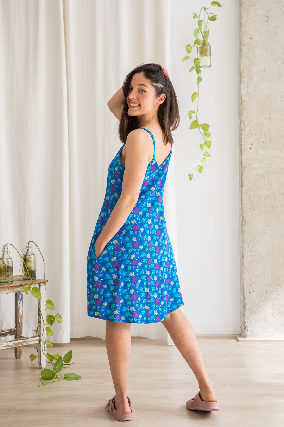 SINGAPORE VERBENA DRESS