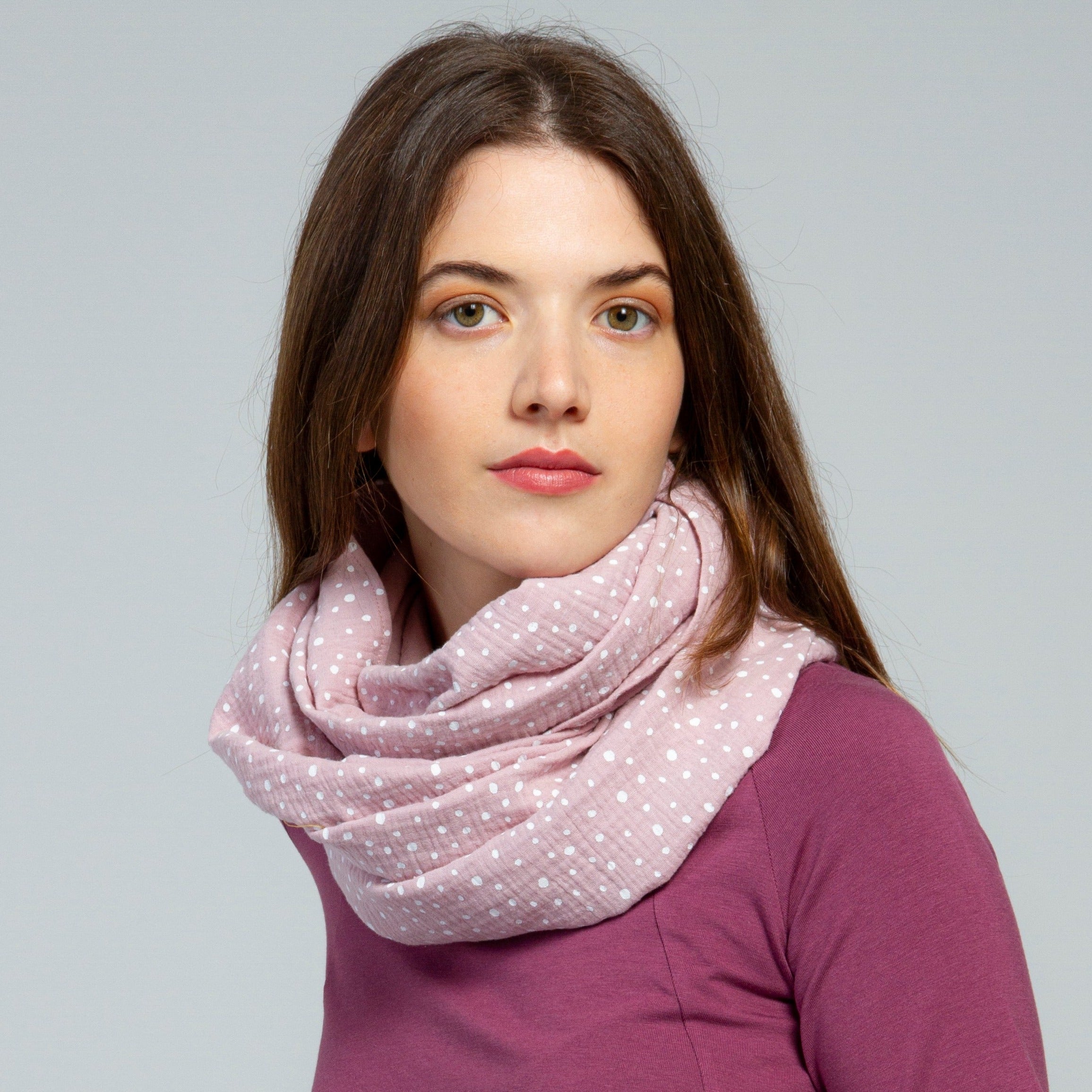 FOULARD LUNARES ROSA