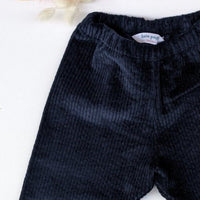 NAVY BLUE CORDUROY KID PANTS